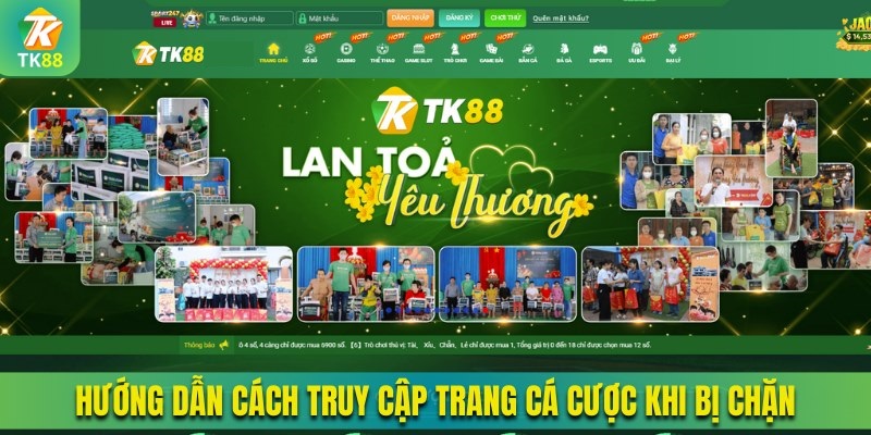 Hướng dẫn cách truy cập trang cá cược khi bị chặn